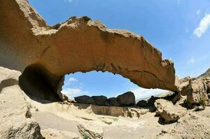 Scenic rocky landscape photo