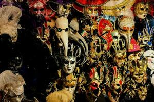 Carnival masks display photo