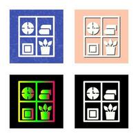 Bookshelf Vector Icon