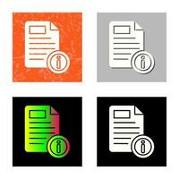 icono de vector de documento