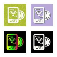 icono de vector de señal wifi