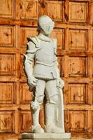 Statue of a Medieval Armor Soldier photo