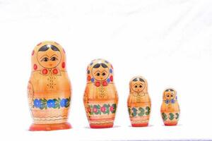 Set of matrioska dolls photo