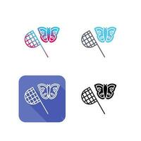 Butterfly Catcher Vector Icon