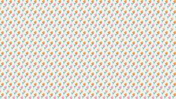 flower pattern vector art illustration design with pastel color