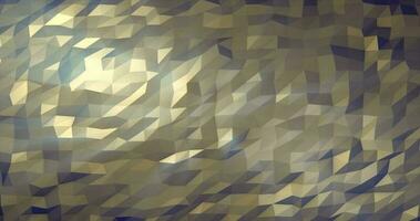 Abstract yellow gold low poly triangular mesh background photo