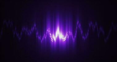 Abstract purple energy equalizer from particles and points Abstract background photo