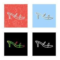 Stylish Sandals Vector Icon