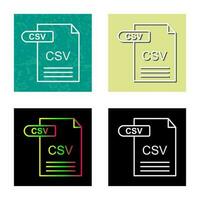 CSV Vector Icon