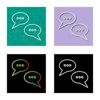 Conversation Bubbles Vector Icon