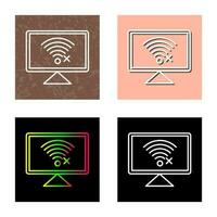Disconnected Network Vector Icon
