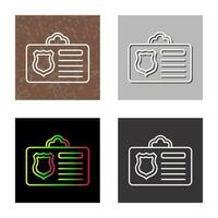 Id Card Vector Icon