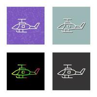 Military Helicopter Vector Icon