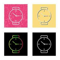 icono de vector de reloj de pulsera