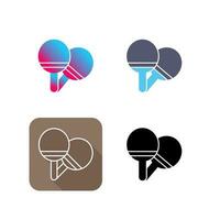 Ping Pong Vector Icon