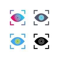 Eye Scan Vector Icon