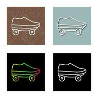 patines, vector, icono vector