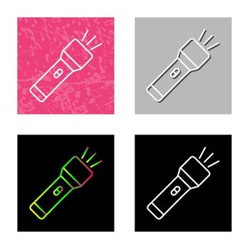 Flashlight Vector Icon