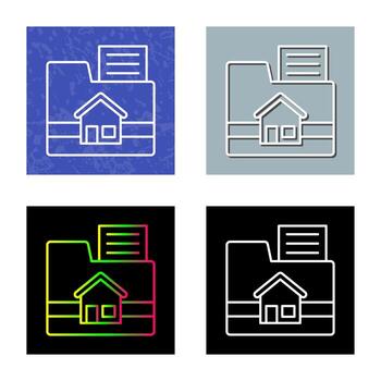 icono de vector de carpeta