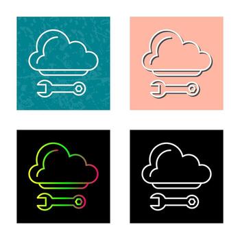 Cloud Computing Vector Icon