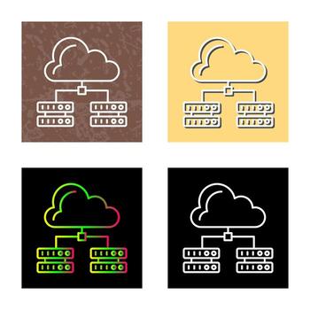 icono de vector de servidor