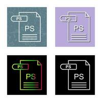 PS Vector Icon