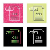 icono de vector de css