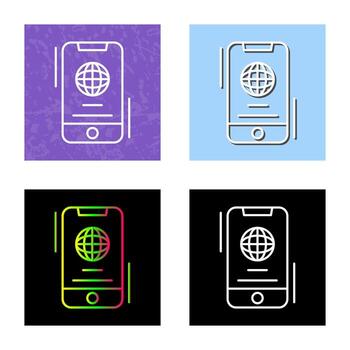 icono de vector de navegador