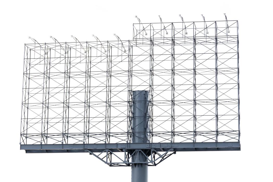 Steel Frame Structure Billboard Stock Photos, Images and Backgrounds ...