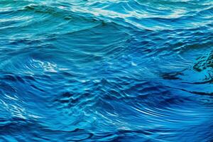 Bluish Ripple Effect water Background. photo