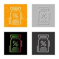 Discount Voucher Vector Icon