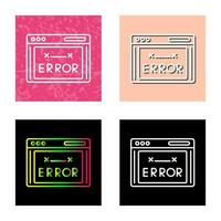 Error Code Vector Icon