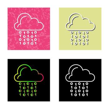 Cloud Coding Vector Icon