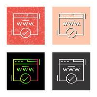 Domain Vector Icon