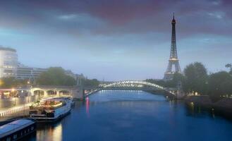 Early morning on Seine photo