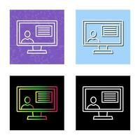 Distance Education Vector Icon