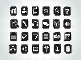 Web mail icons set for websites, web applications. email applications or server Icons. vector