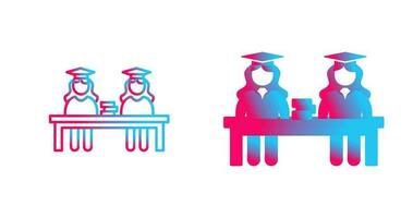 Unique Combined Study Vector Icon