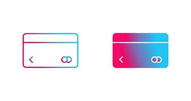 Unique Credit Card Vector Icon