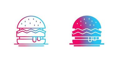 icono de vector de hamburguesa