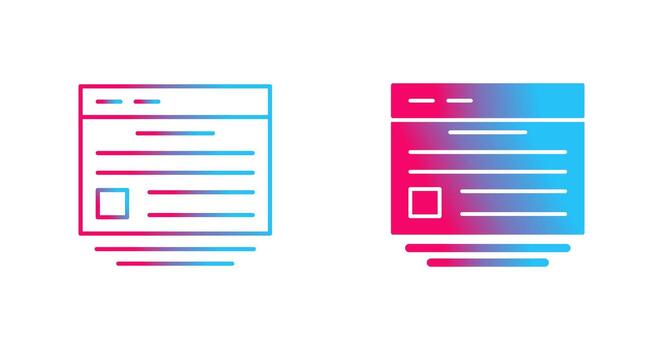 icono de vector de sitio web