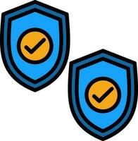 Shields Vector Icon Design