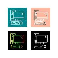 icono de vector de computadora