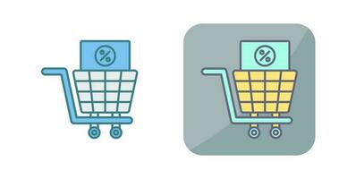 Shopping Tax Vector Icon