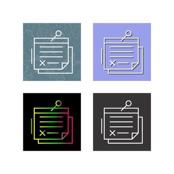 nota, vector, icono vector