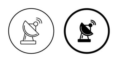 icono de vector de radar