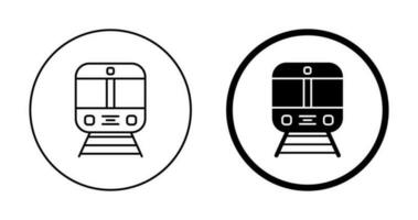 icono de vector de tren