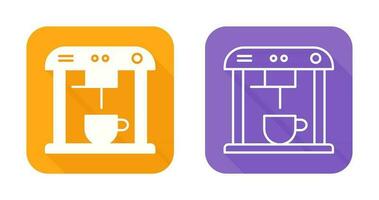 Unique Coffee Machine Vector Icon