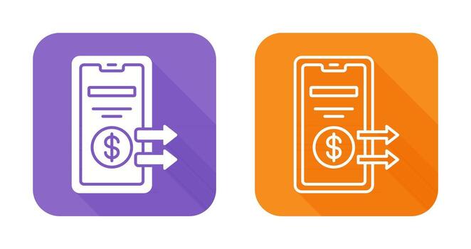 icono de vector de transferencia