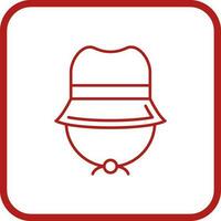 Camping Hat Vector Icon